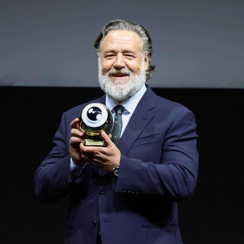Russell Crowe erhält beim Zurich Film Festival den Golden Eye Award für sein Lebenswerk