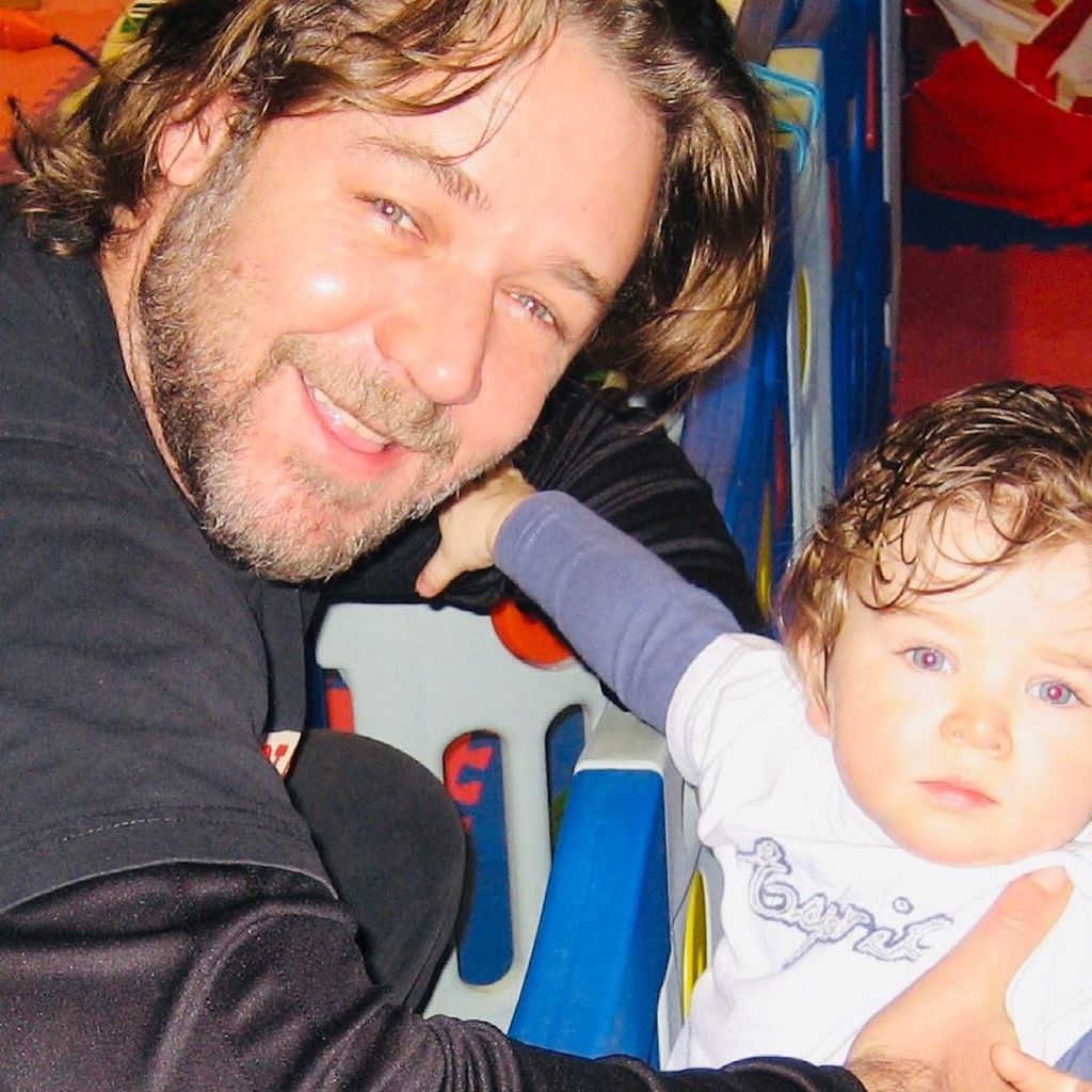Russell Crowe mit seinem Sohn Tennyson
