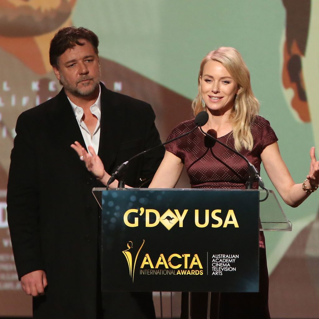 Russell Crowe und Naomi Watts, 2015 in Los Angeles