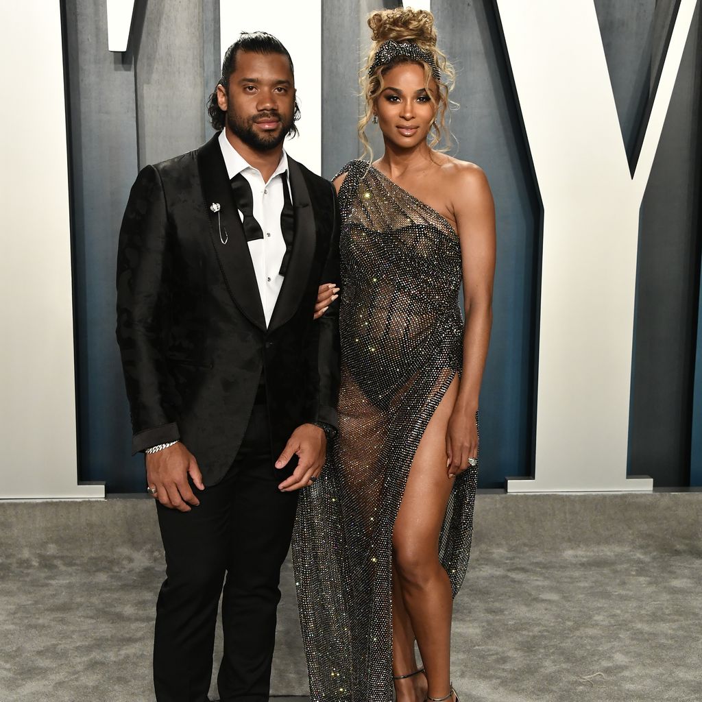 Russell Wilson und Ciara bei der Oscar-Afterparty in Beverly Hills im Februar 2020