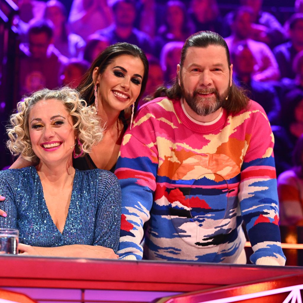 Ruth Moschner, Sarah Engels und Rea Garvey bei "The Masked Singer"