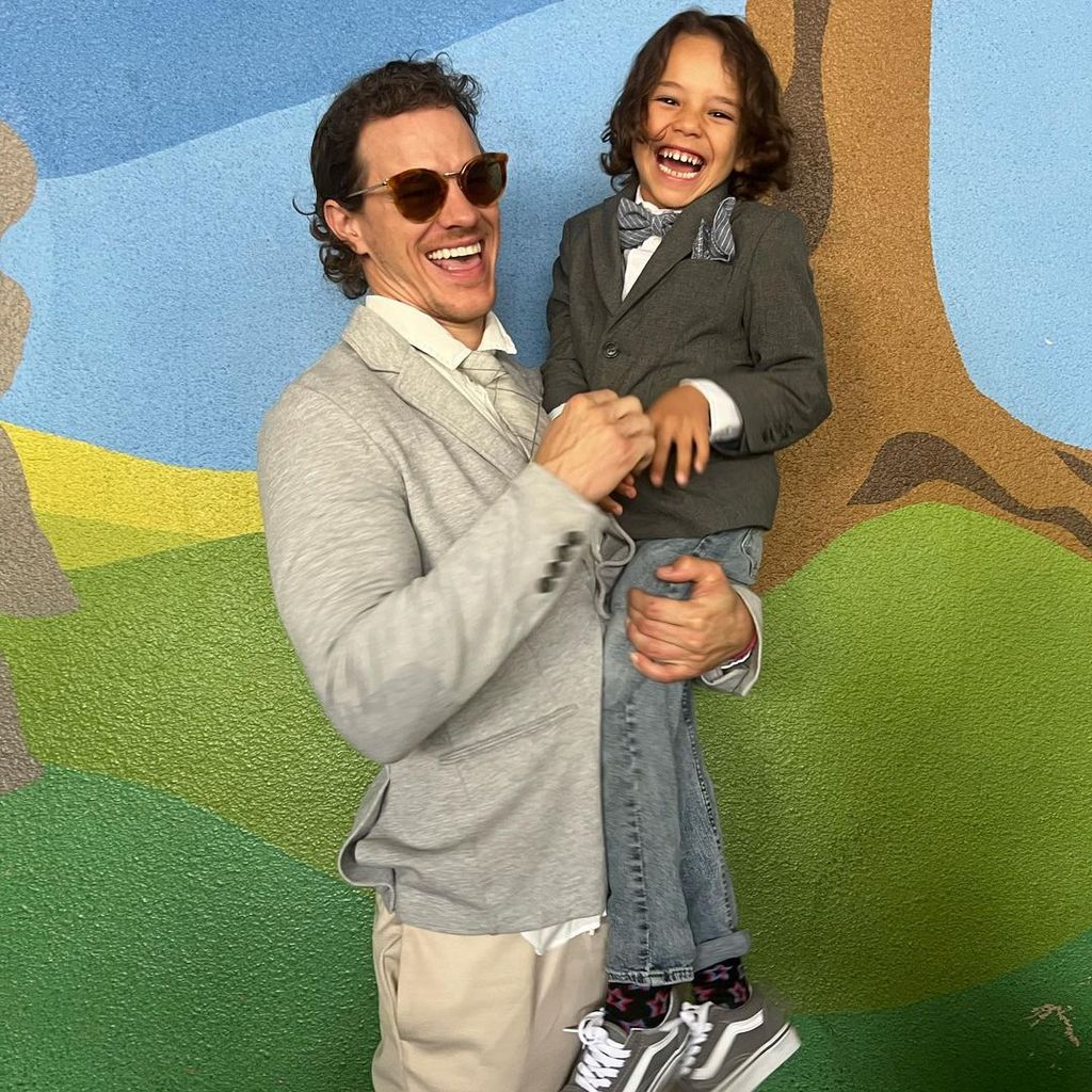 Ryan Dorsey mit seinem Sohn Josey