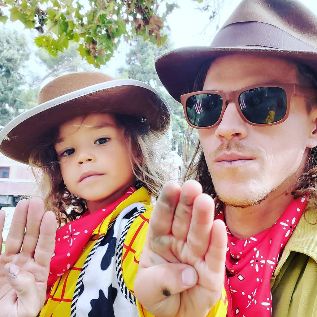 Ryan Dorsey und sein Sohn Josey, November 2019