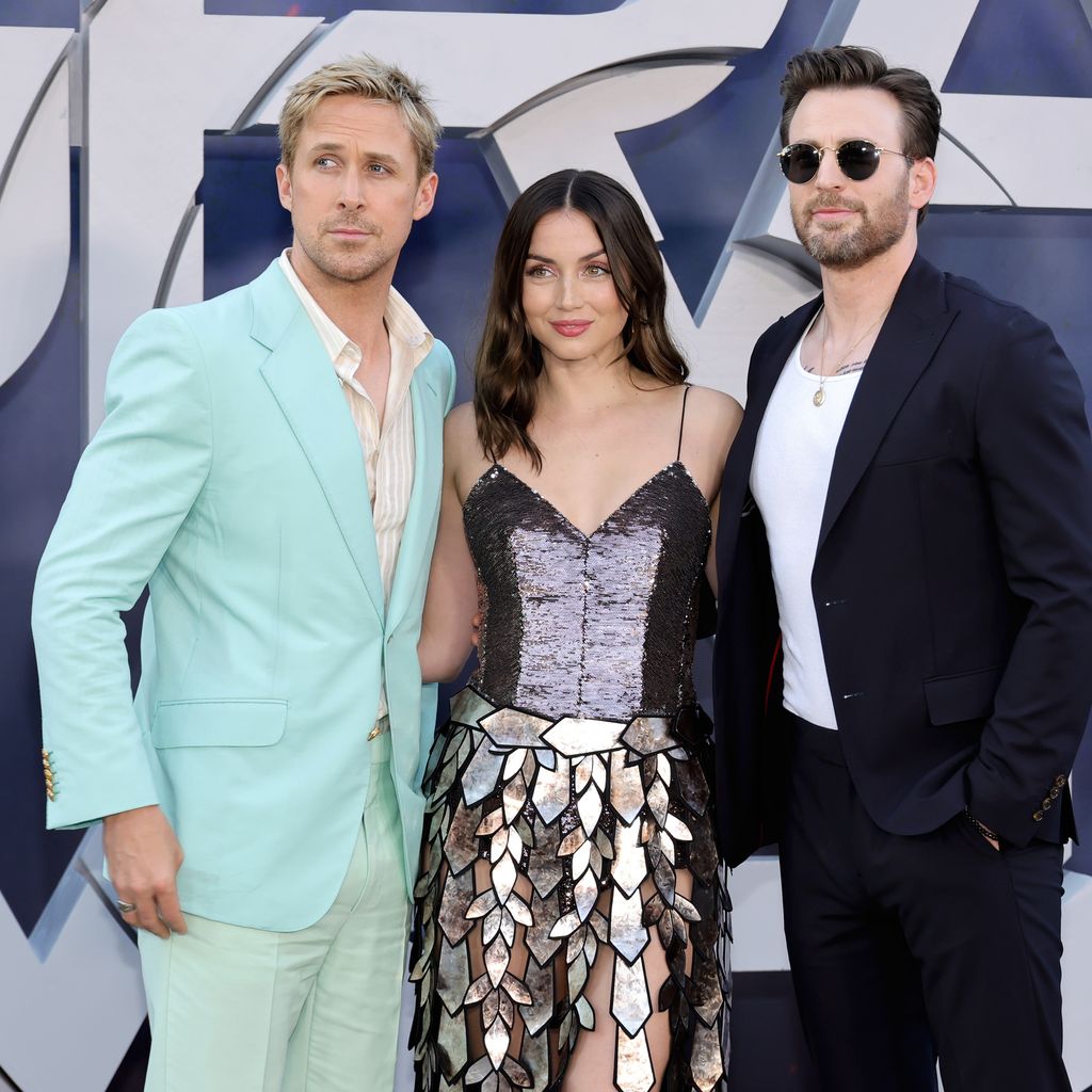 Ryan Gosling, Ana de Armas und Chris Evans bei der Premiere von "The Gray Man"