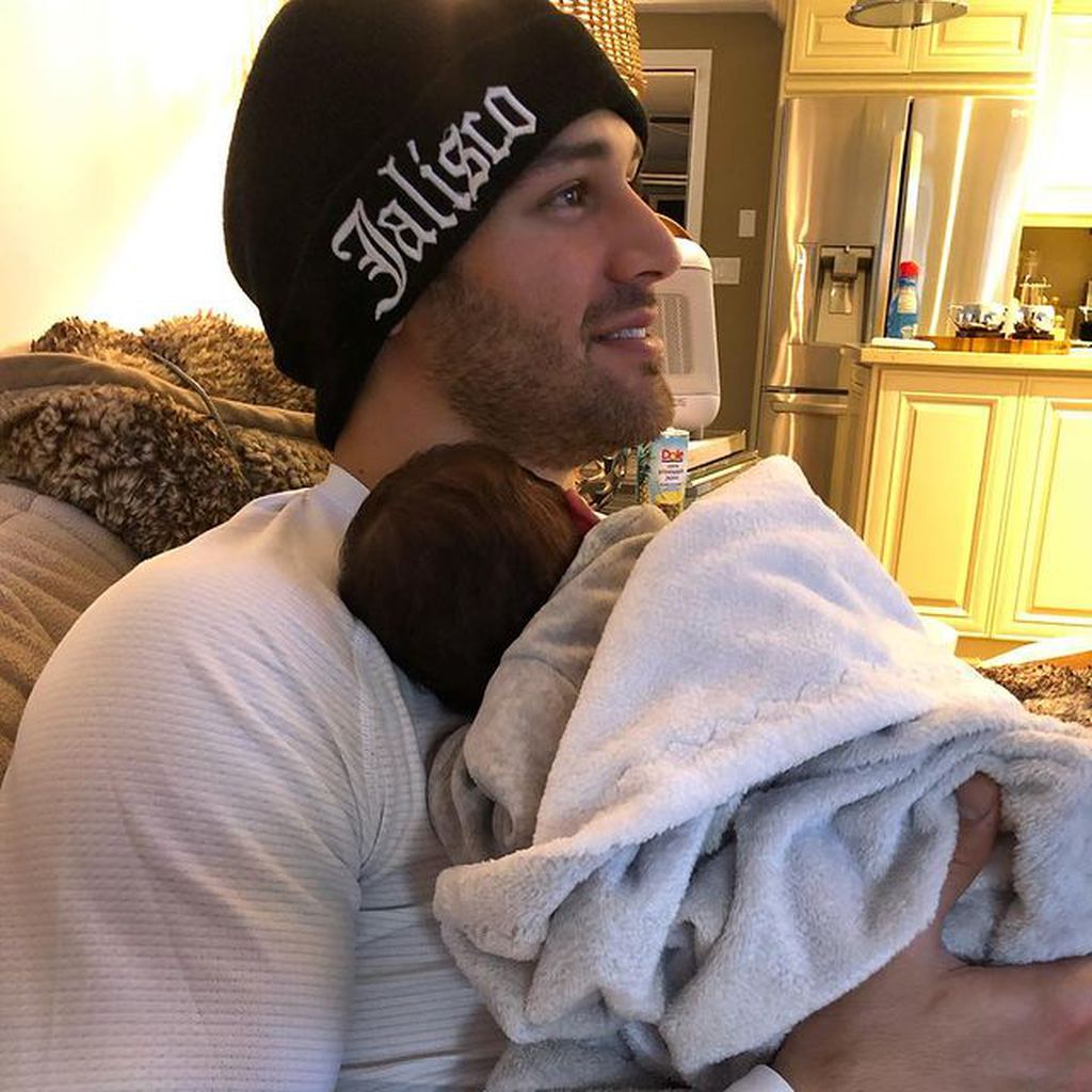 Ryan Guzman mit seinem Sohn
