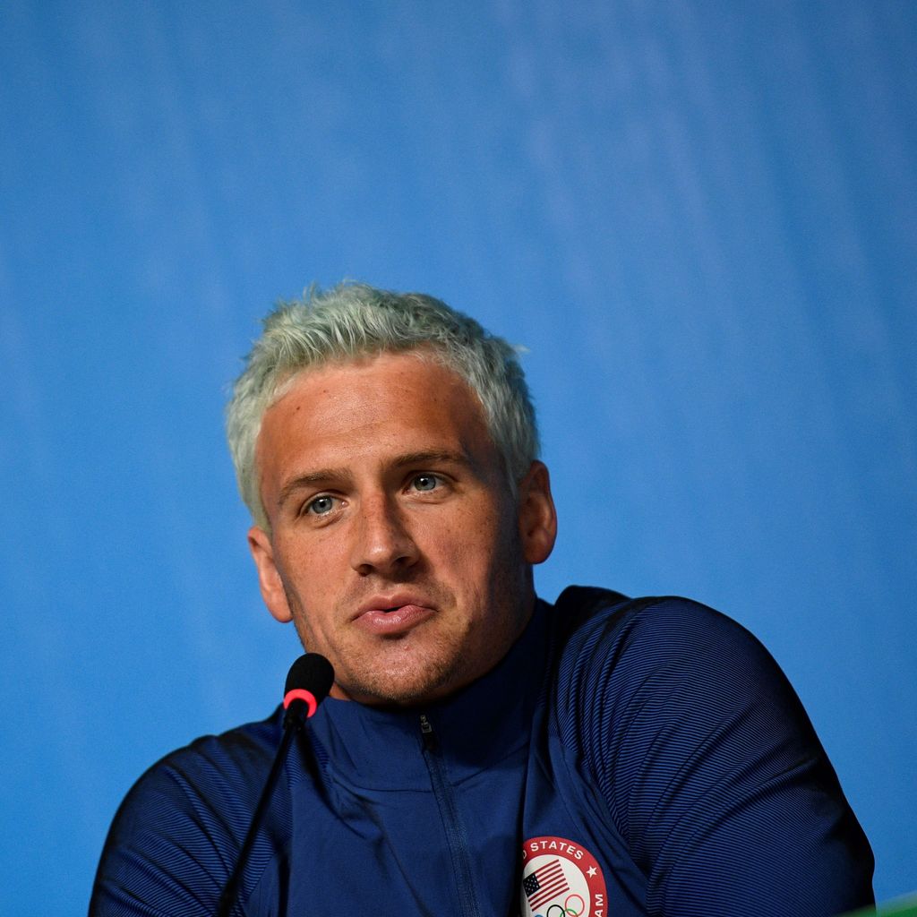 Ryan Lochte bei einer Olympia-Pressekonferenz in Rio de Janeiro