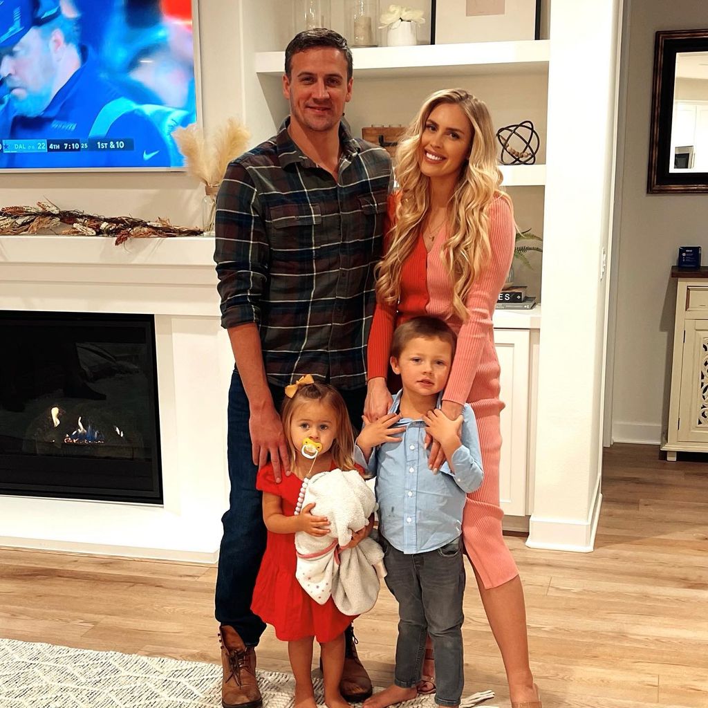 Ryan Lochte mit seiner Familie an Thanksgiving