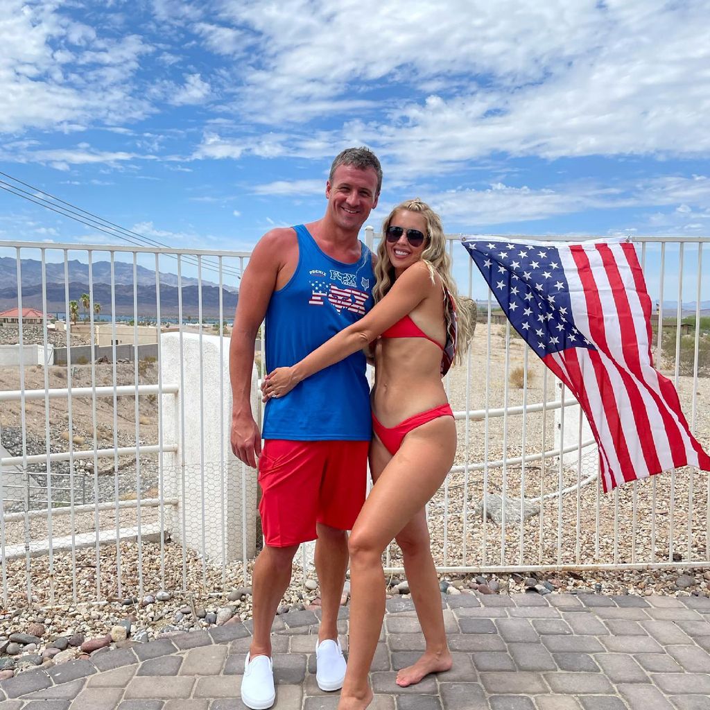 Ryan Lochte mit seiner Frau Kayla