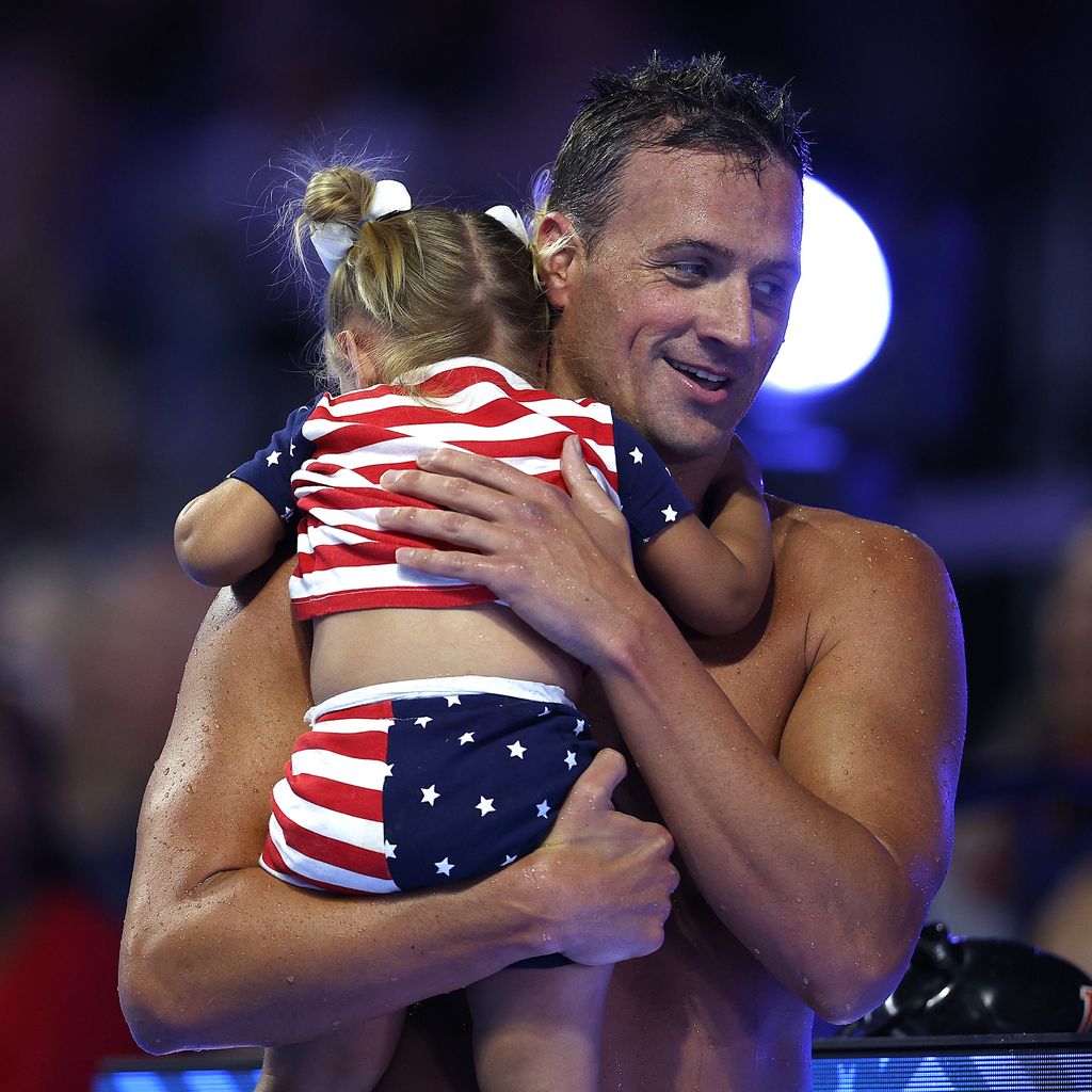 Ryan Lochte mit Tochter Liv Rae