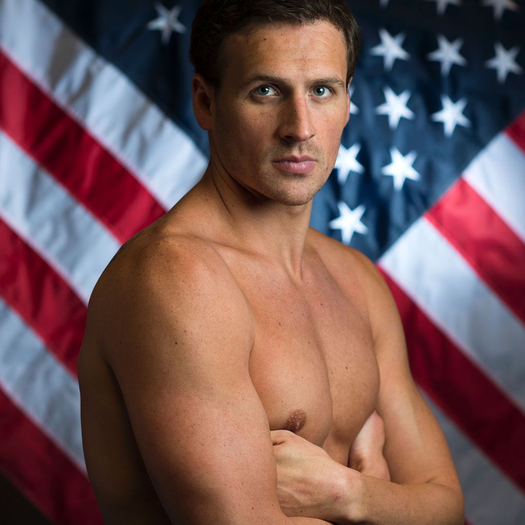 Ryan Lochte beim Shooting der US-Sportler für Olympia