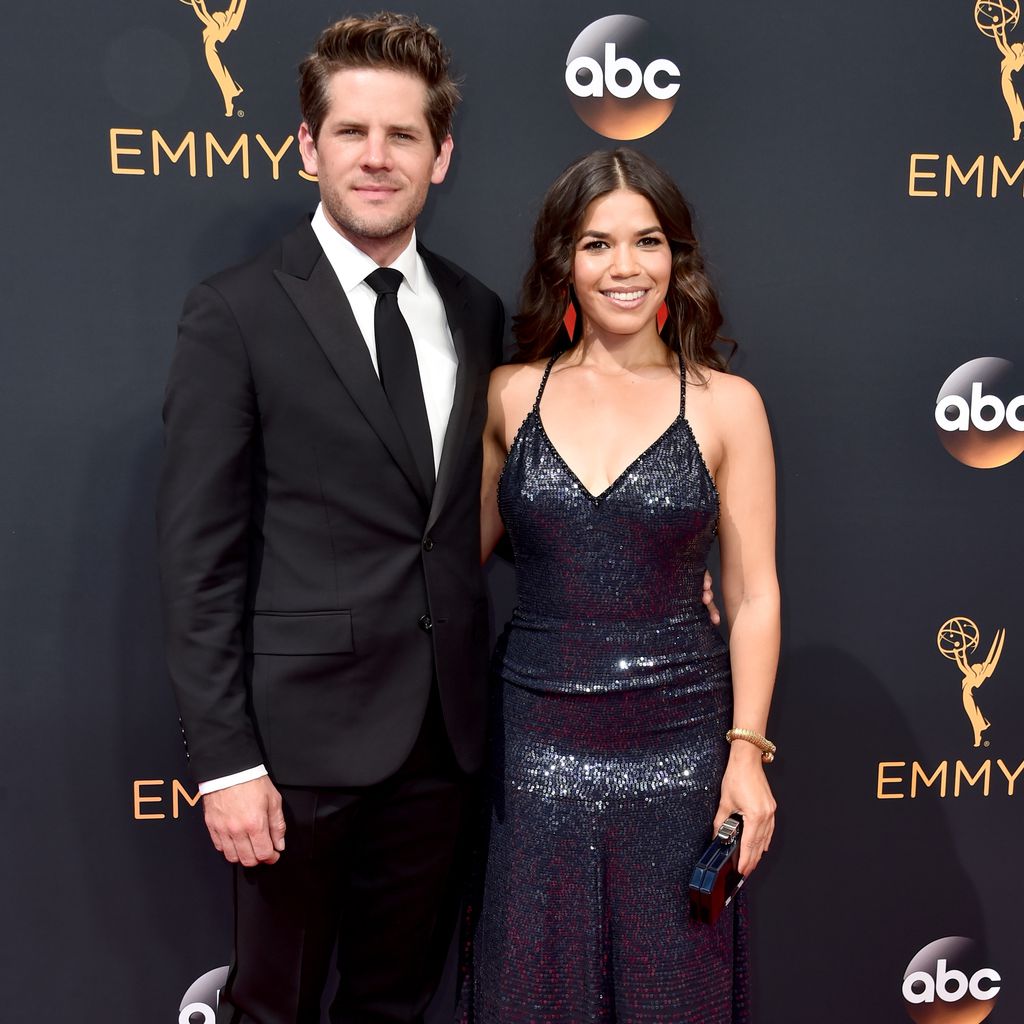 Ryan Piers Williams und America Ferrera bei den 68. Emmy Awards in Los Angeles