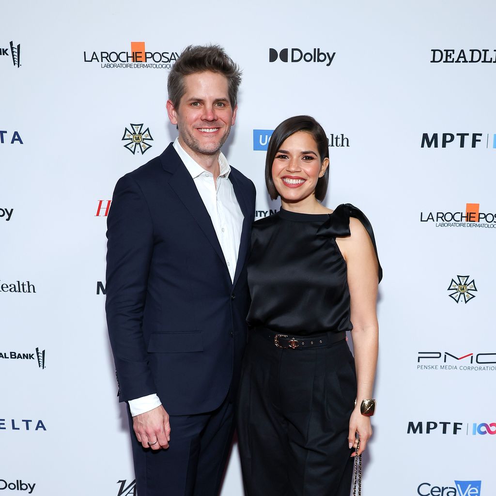 Ryan Piers Williams und America Ferrera im März 2024 in Kalifornien