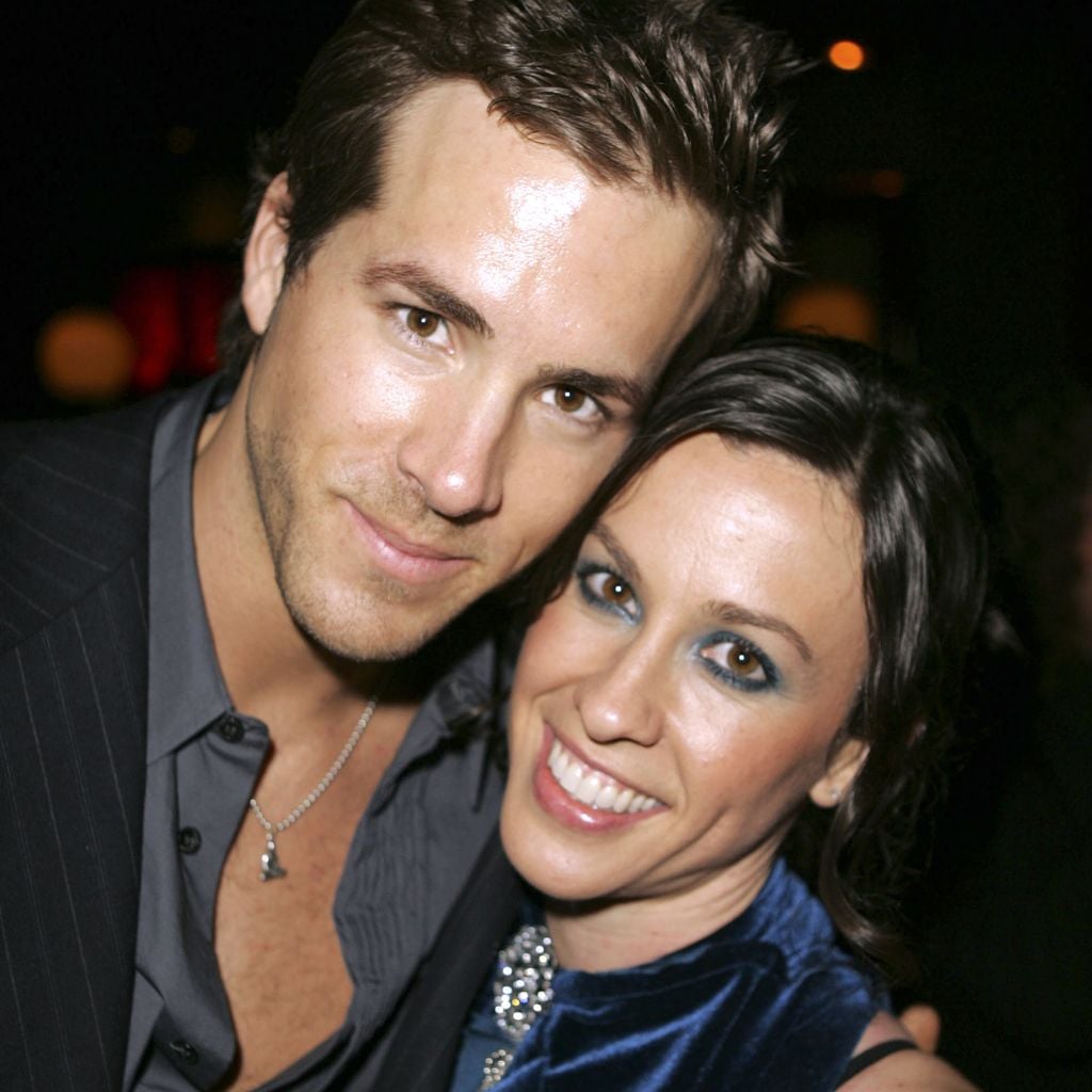 Ryan Reynolds mit Alanis Morissette bei der After-Party zur Premiere von "Blade: Trinity" in Hollywood, 7. Dezember 2004