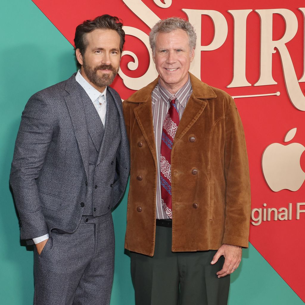 Ryan Reynolds und Will Ferrell bei der Premiere von "Spirited"