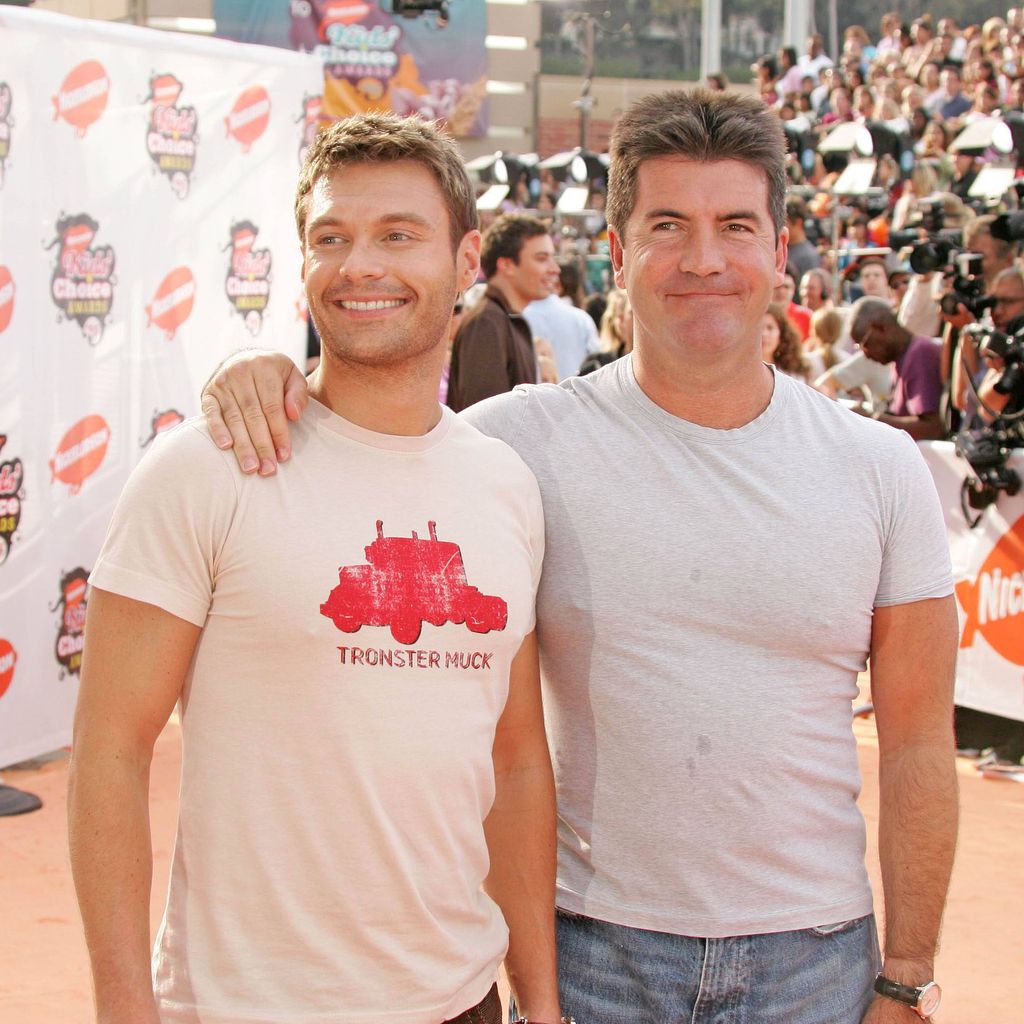 Ryan Seacrest und Simon Cowell im April 2022