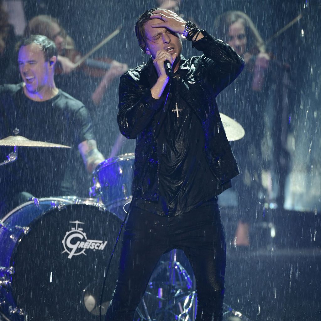 Ryan Tedder mit seiner Band OneRepublic bei den MTV European Music Awards 2016