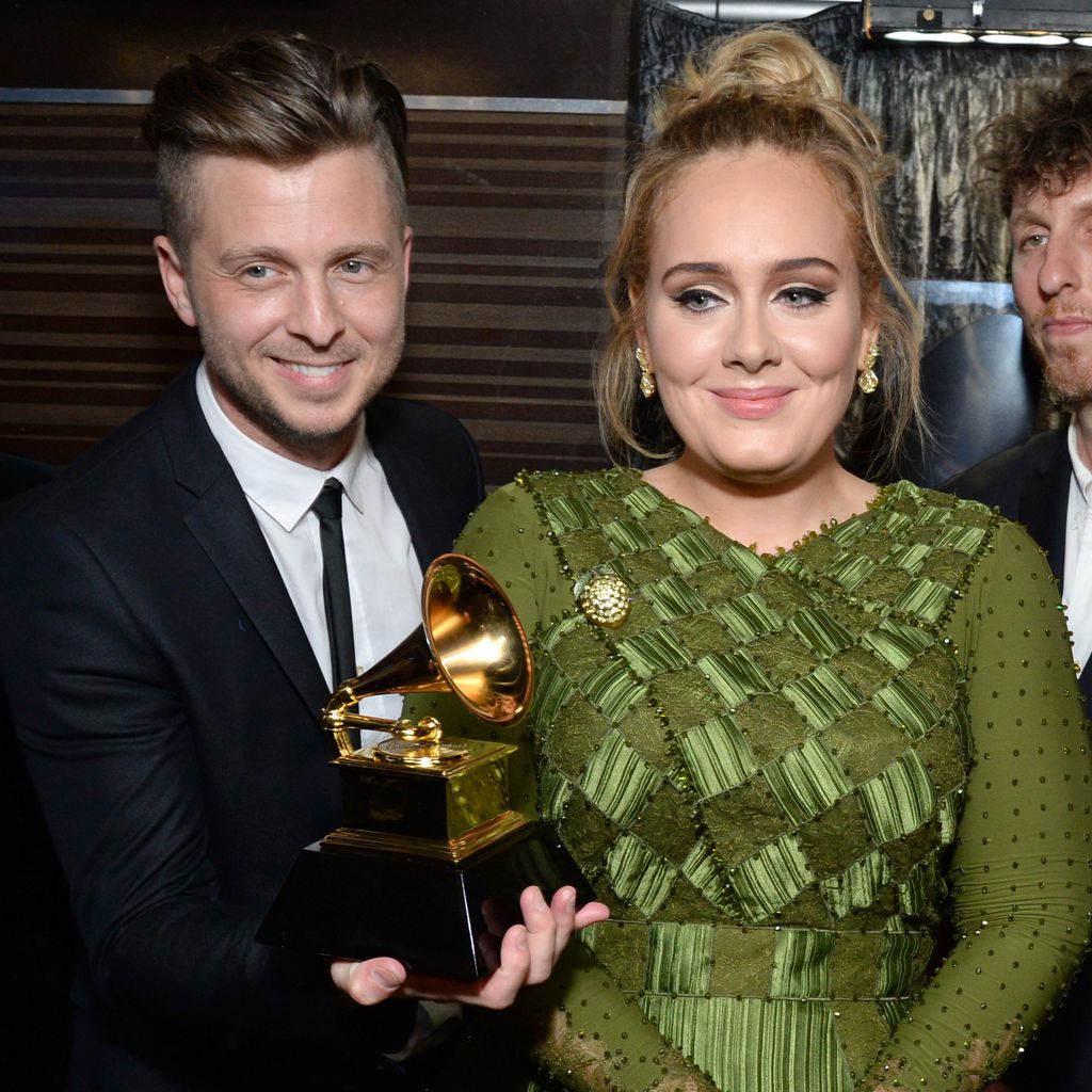Ryan Tedder und Adele bei den Grammys 2017