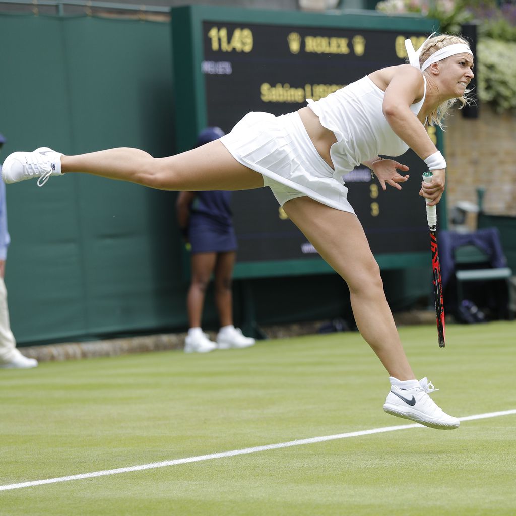 Sabine Lisicki in Wimbledon im Juni 2016