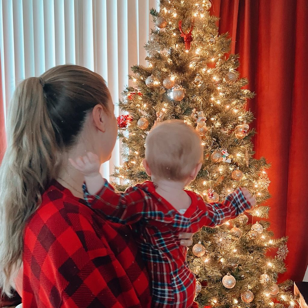 Sabine Lisicki und Tochter Bella, Weihnachten 2024