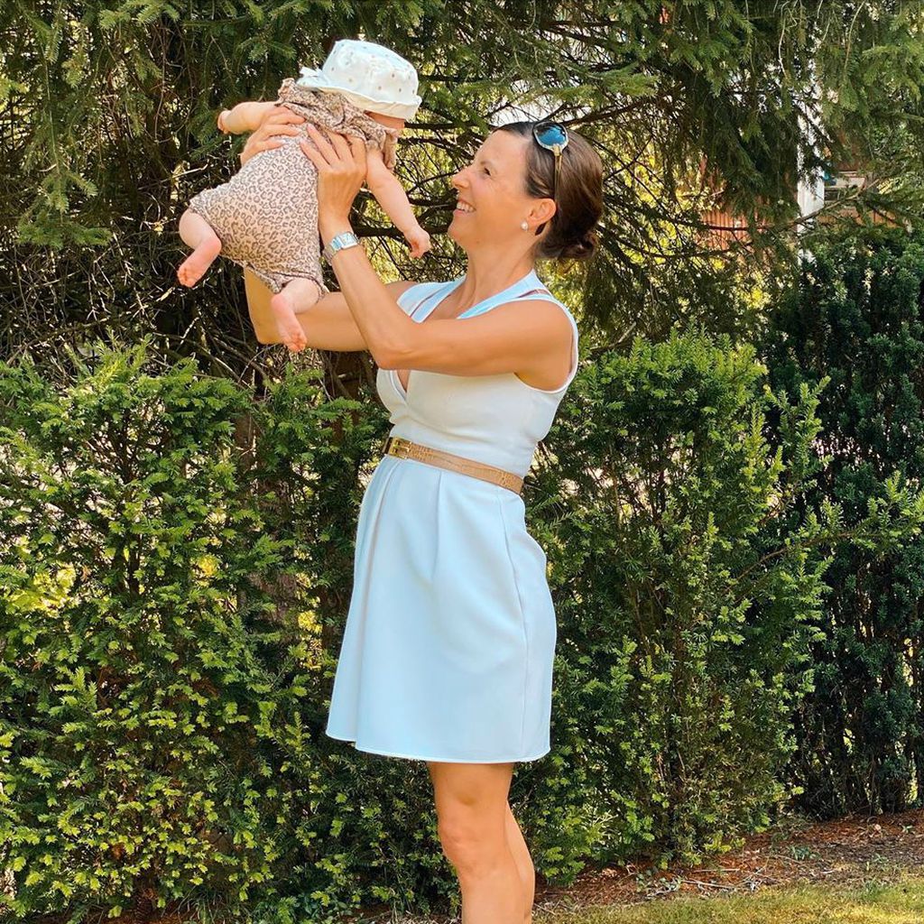 Sabrina Mockenhaupt und ihre Tochter Ruby