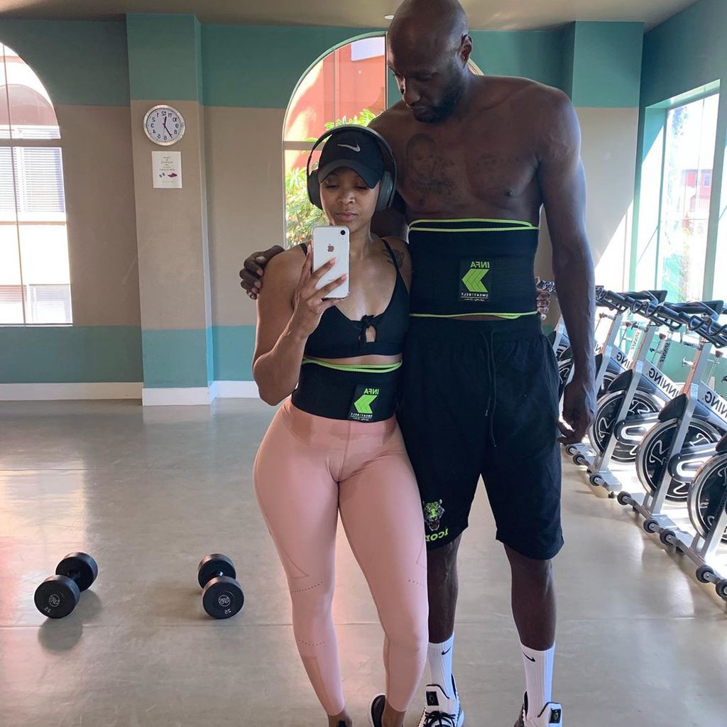 Sabrina Parr und Lamar Odom