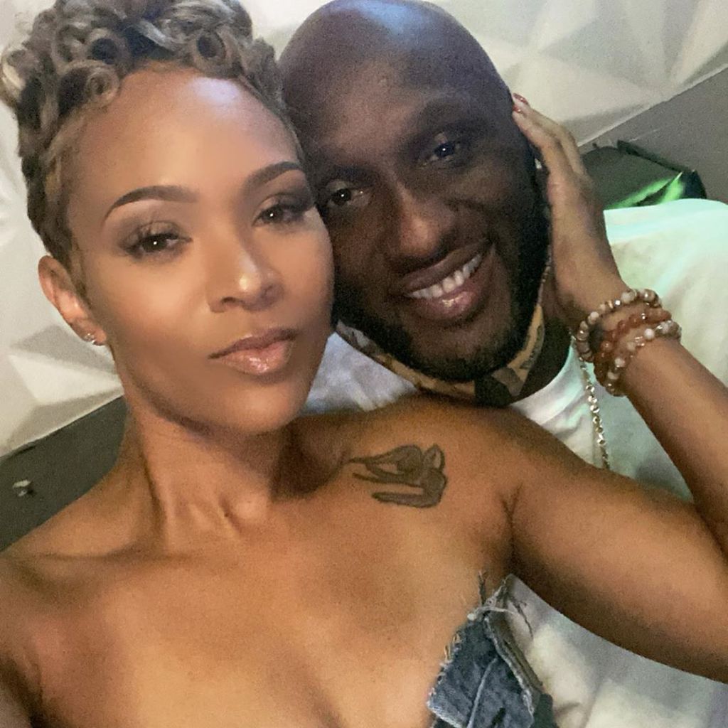 Sabrina Parr und Basketball-Star Lamar Odom