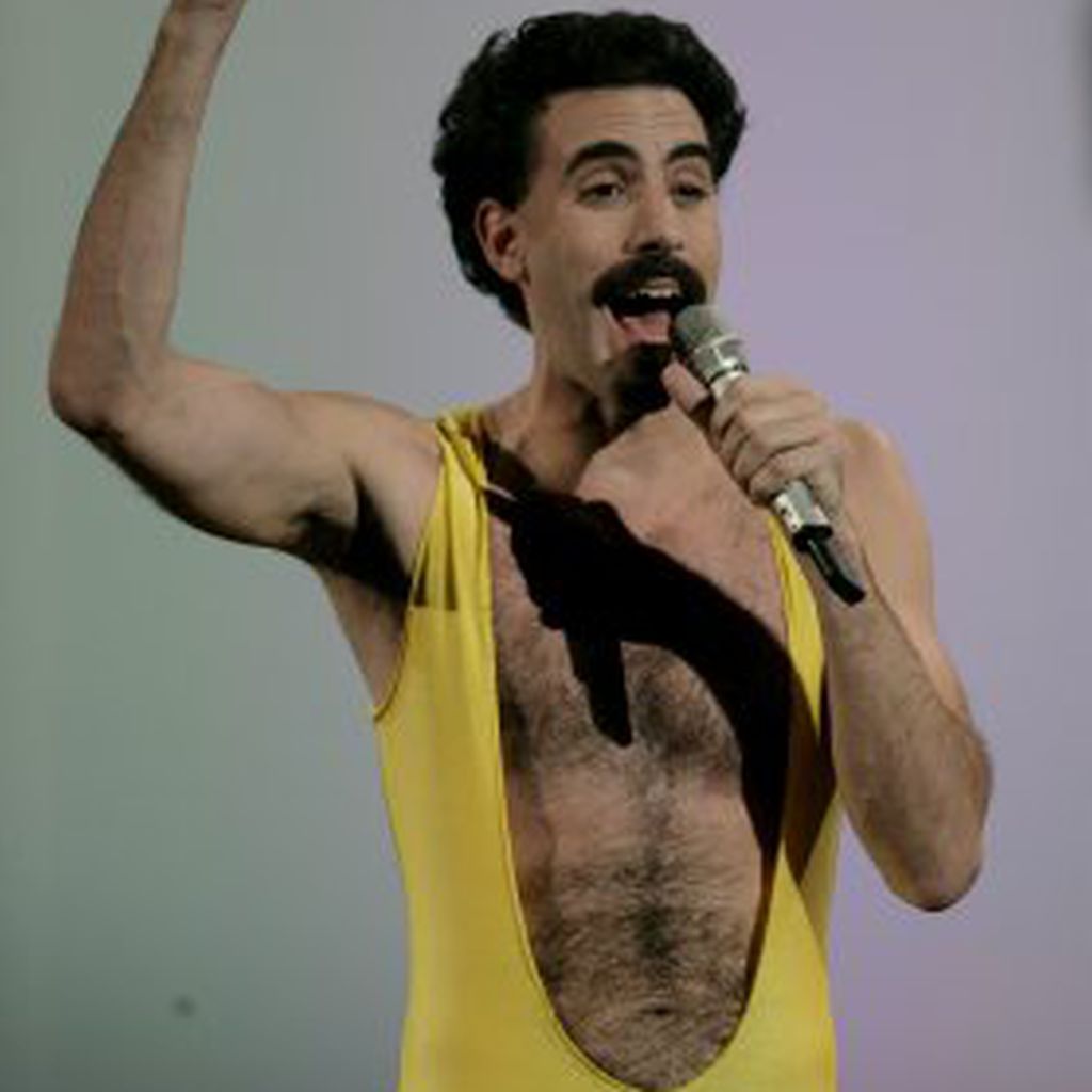 Sacha Baron Cohen als Borat bei den MTV Europe Music Awards 2005 in Portugal