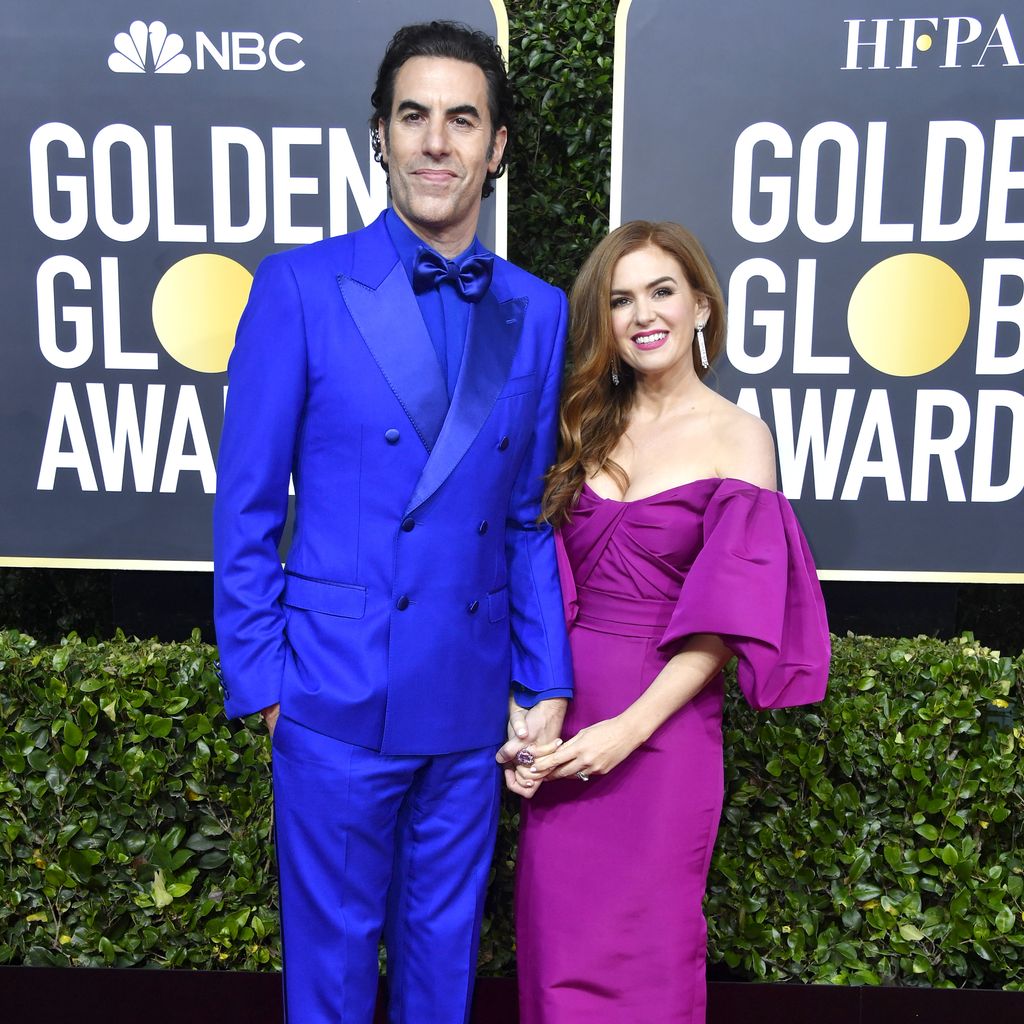 Sacha Baron Cohen und Isla Fisher, 2020