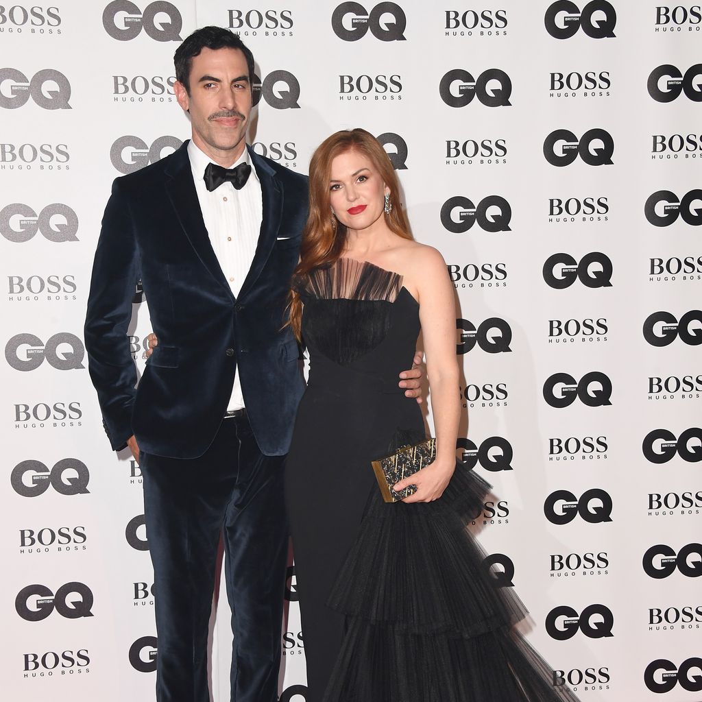 Sacha Baron Cohen und Isla Fisher bei den GQ Awards 2018 in London