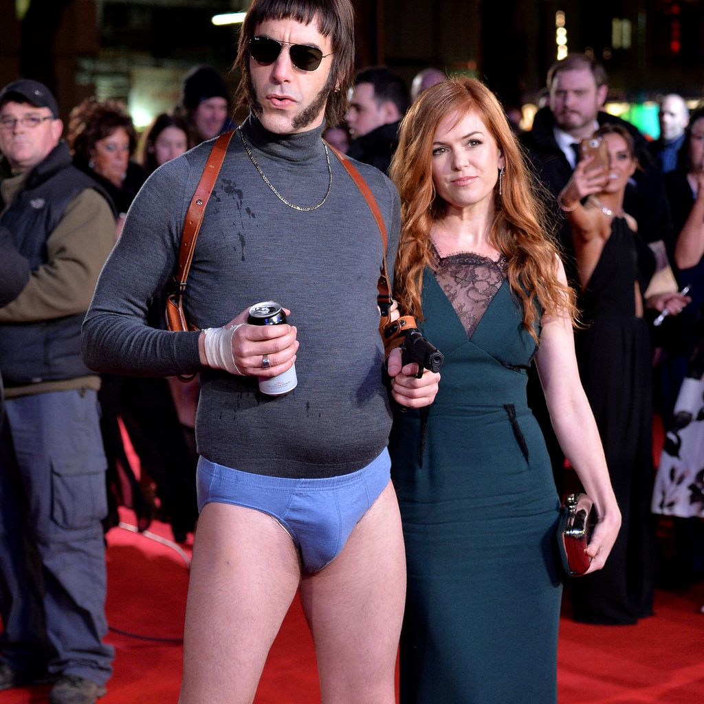 Sacha Baron Cohen und Isla Fisher auf der Premiere von "Grimsby"