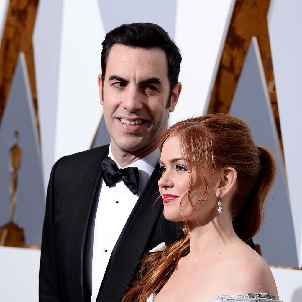 Sacha Baron Cohen und Isla Fisher bei den Academy Awards 2016