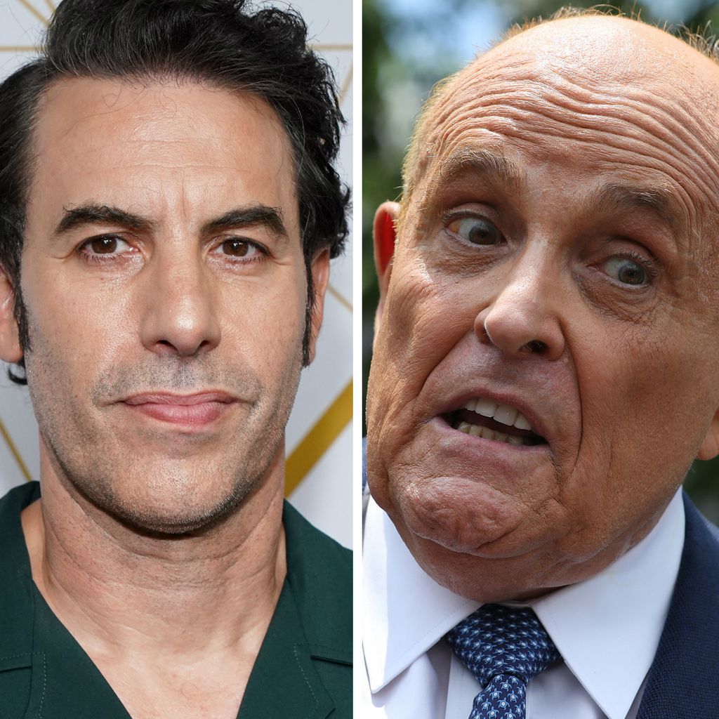 Sacha Baron Cohen  und Rudy Giuliani