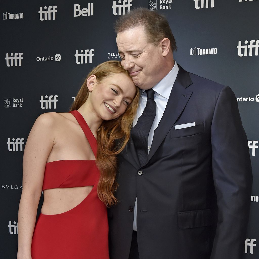 Sadie Sink und Brendan Fraser im September 2022