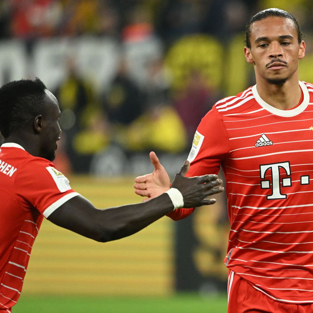 Sadio Mané und Leroy Sané, Bayern-Stars