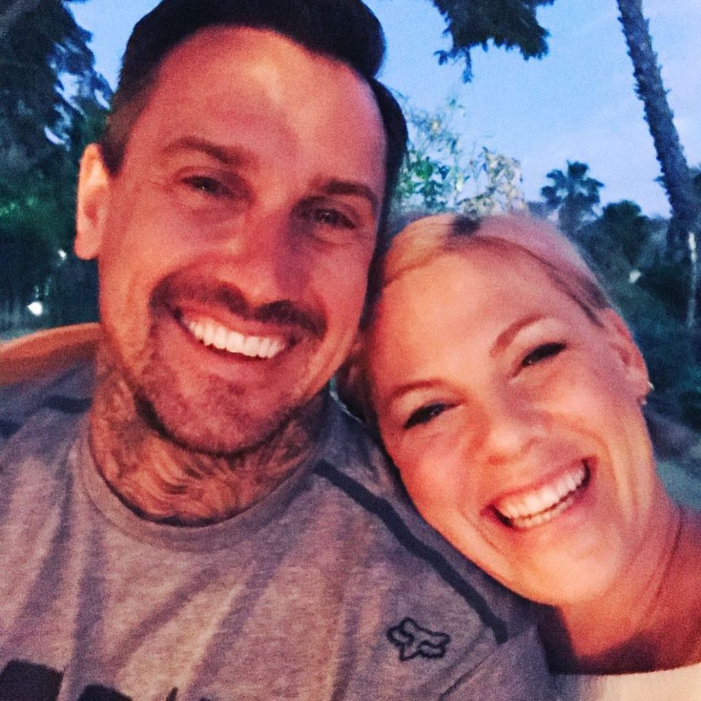 Sängerin Pink und ihr Mann Carey Hart