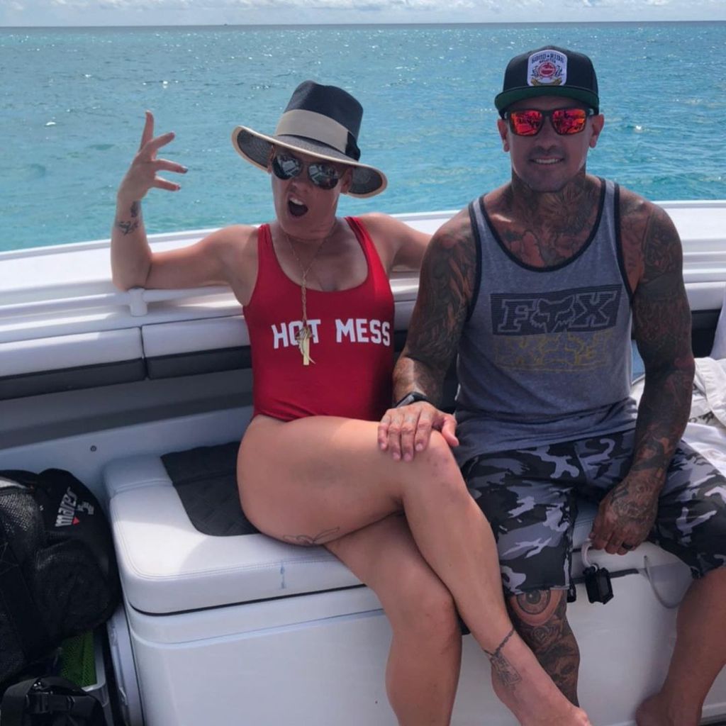 Sängerin Pink und ihr Mann Carey Hart