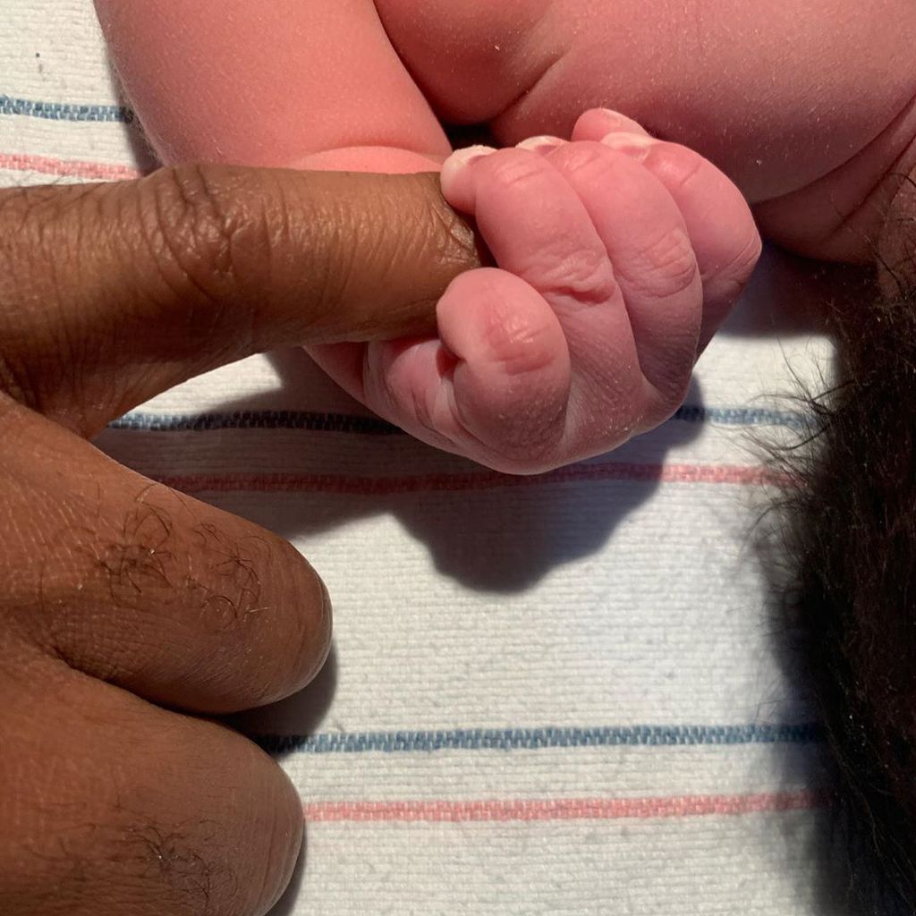 Safaree Samuels mit seiner Tochter, Januar 2020