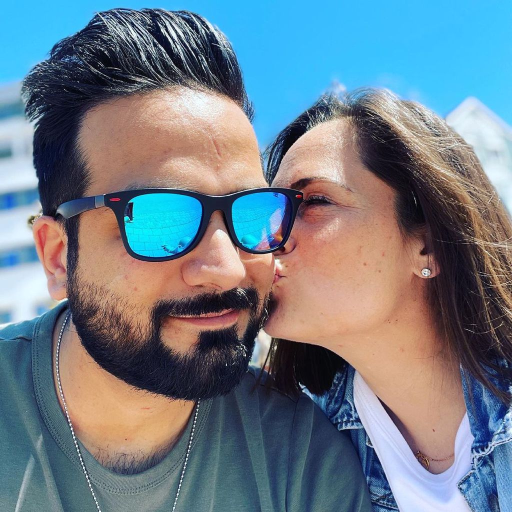 Sahand und seine Freundin im Juni 2021