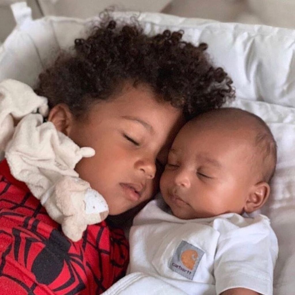 Saint und Psalm West, Kim Kardashians Kinder