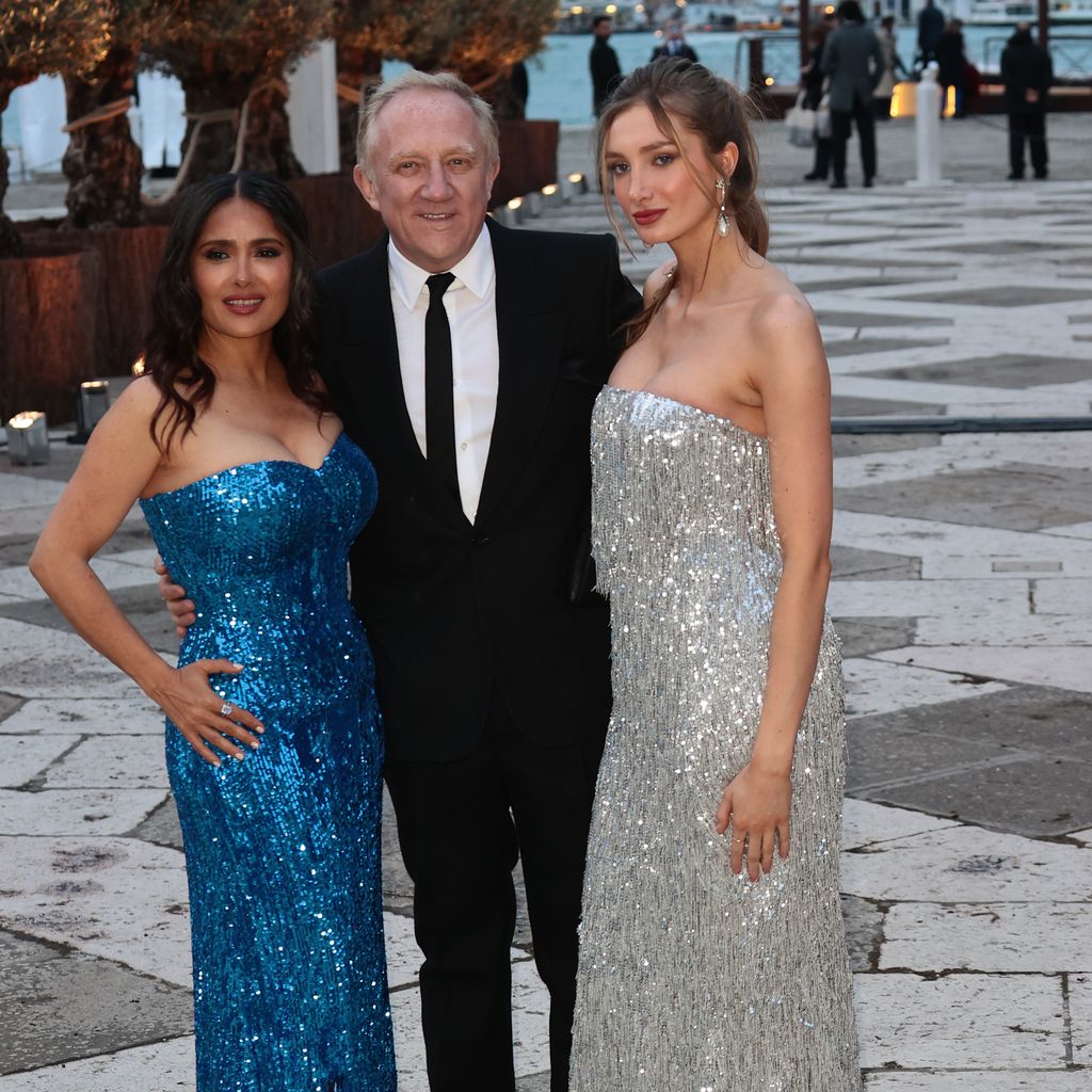 Salma Hayek, François-Henri Pinault und Mathilde Pinault, 2024