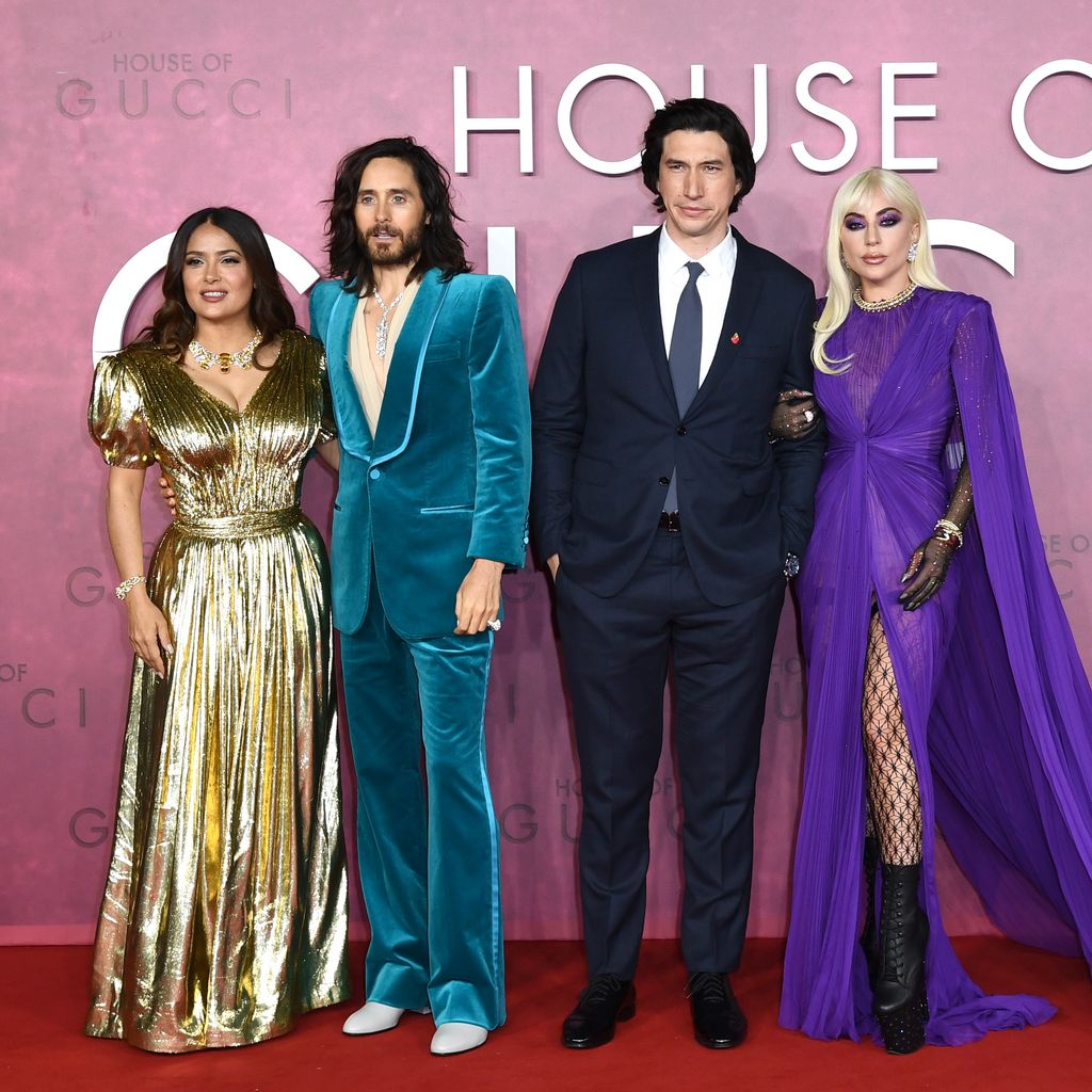 Salma Hayek, Jared Leto, Adam Driver und Lady Gaga im November 2021