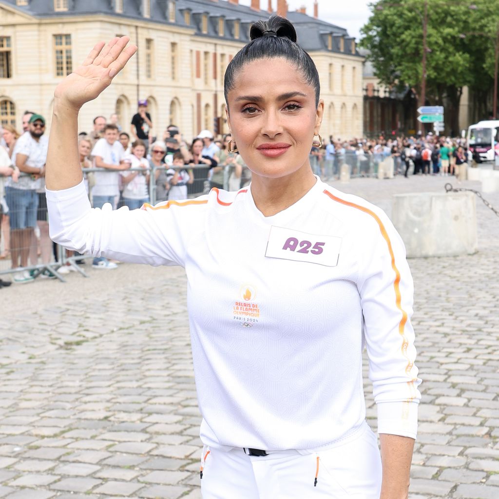 Salma Hayek bei Olympia