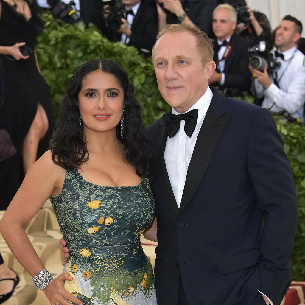 Salma Hayek und ihr Mann Francois-Henri Pinault bei der Met Gala 2018