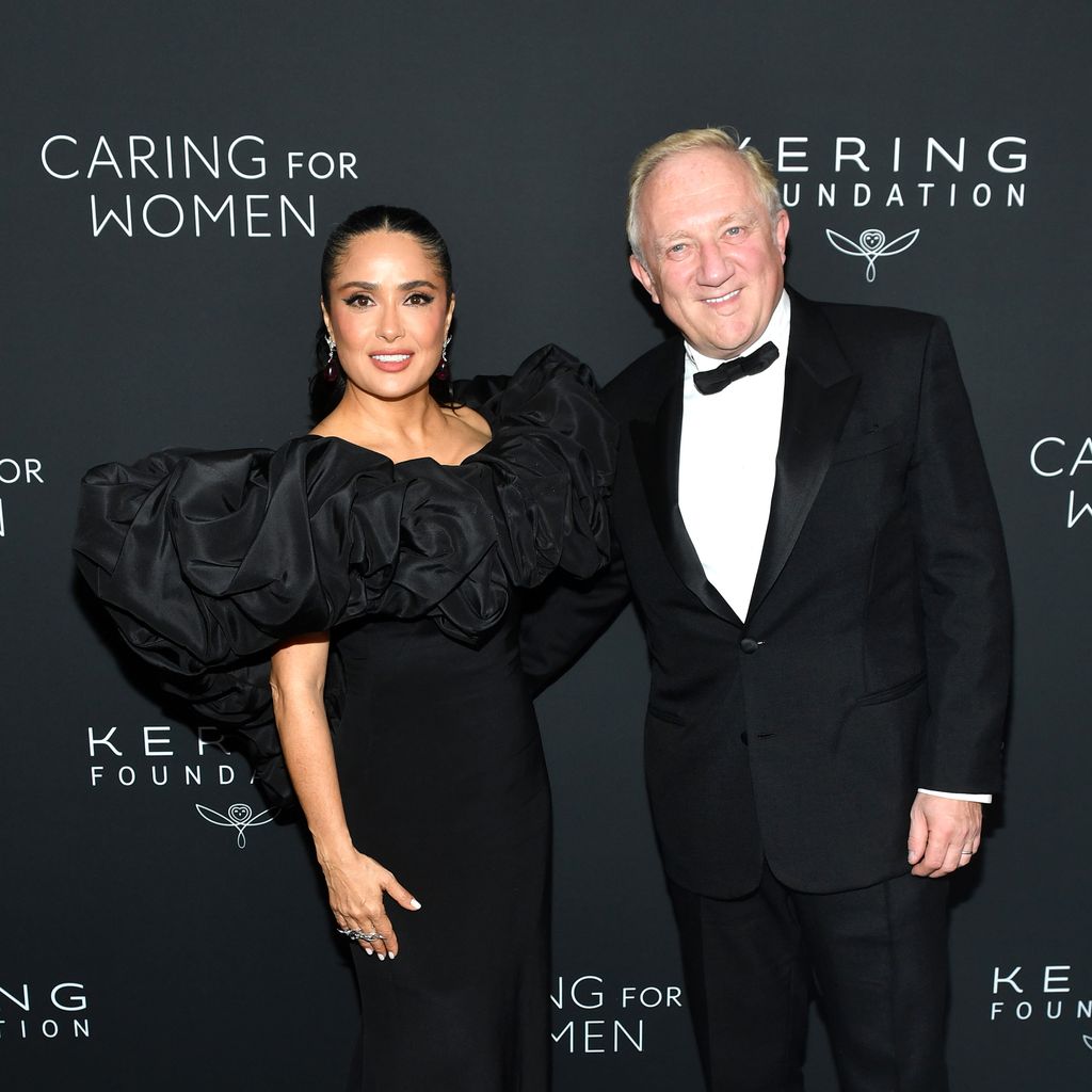 Salma Hayek Pinault und François-Henri Pinault beim Kering Foundation Caring For Women Dinner in New York City