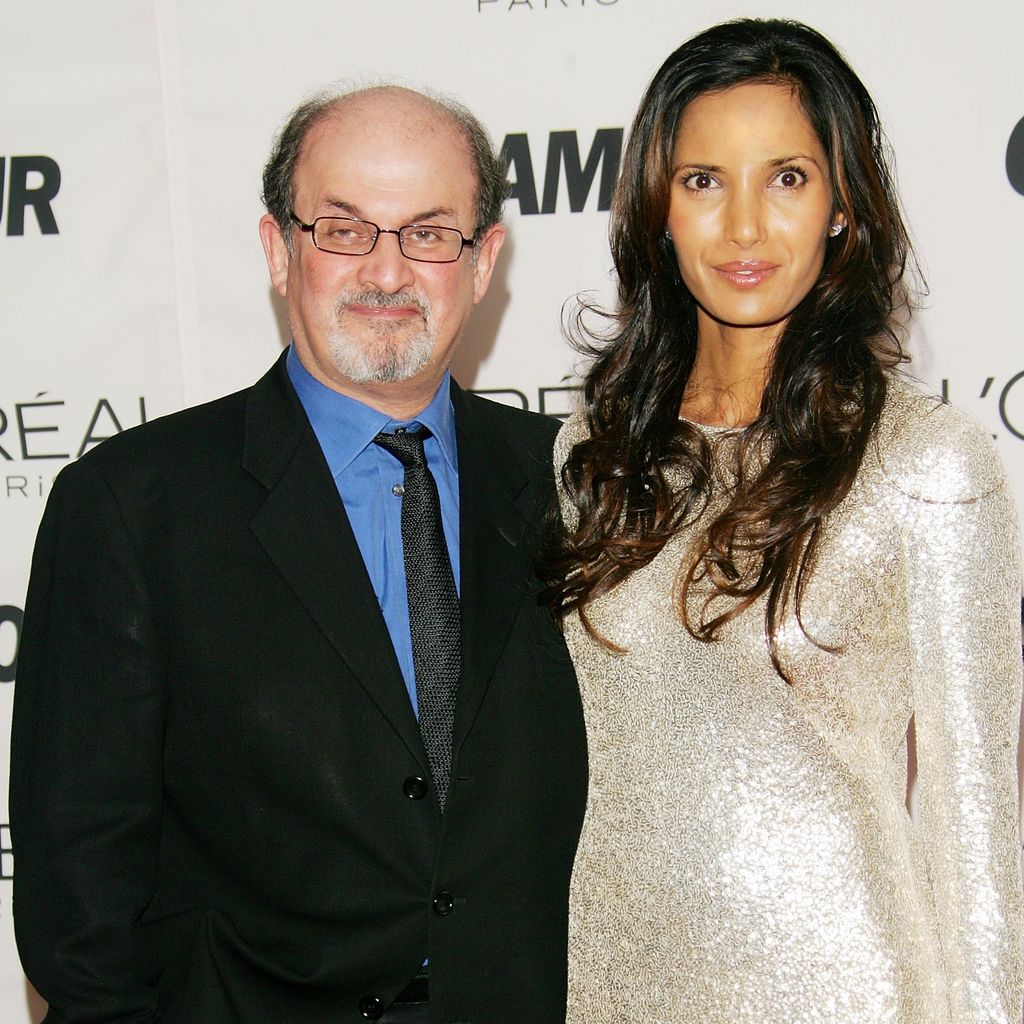 Salman Rushdie und Padma Lakshmi im Jahr 2006