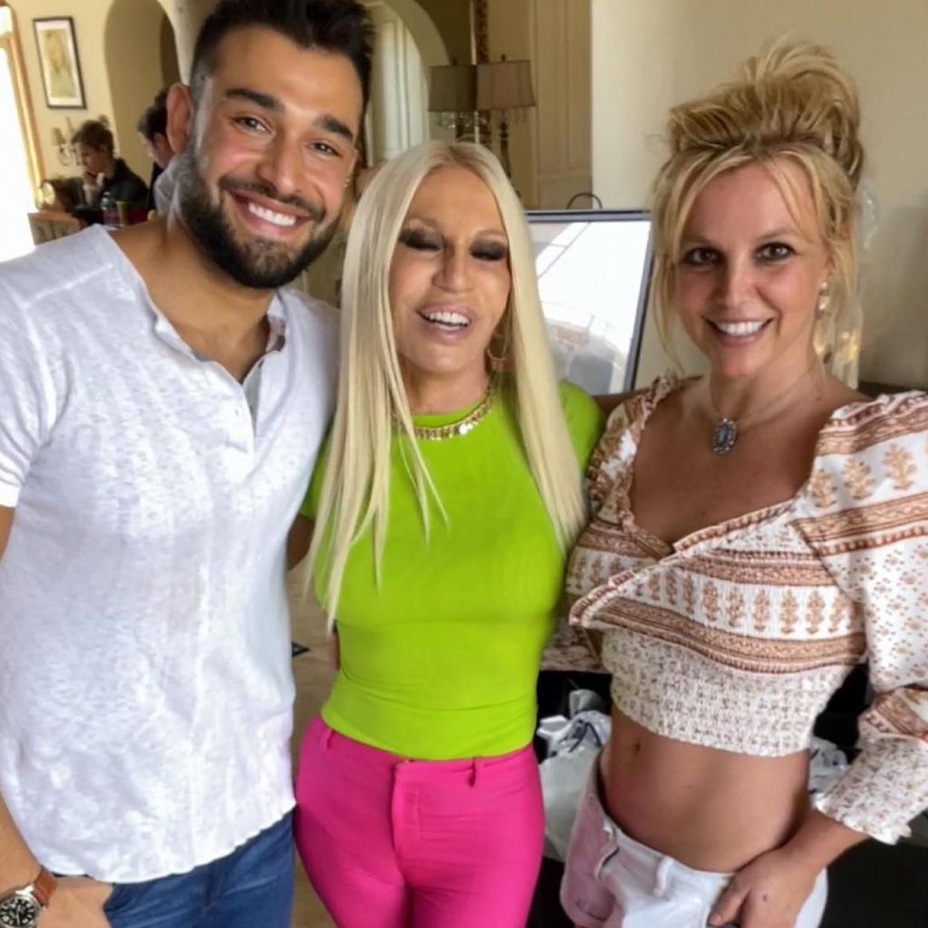 Sam Asghari, Donatella Versace und Britney Spears