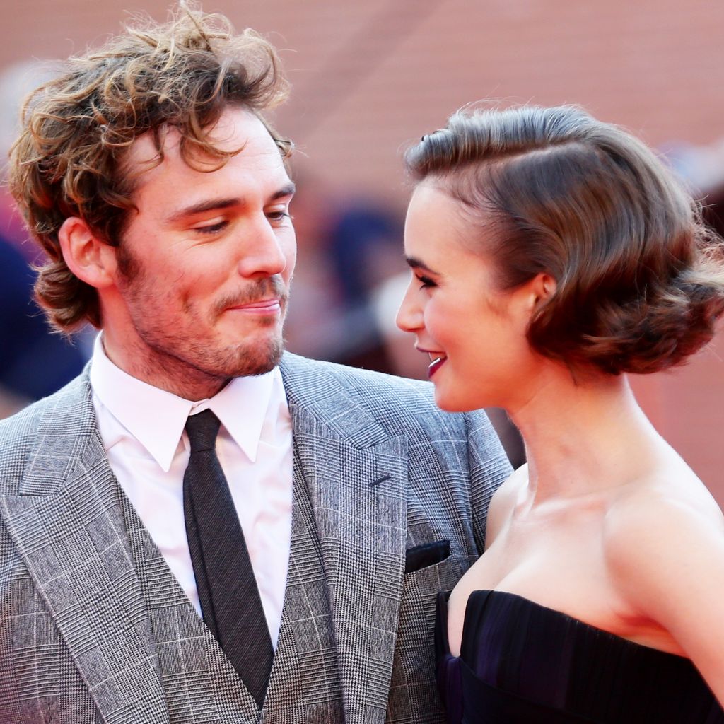 Sam Claflin und Lily Collins, 2014