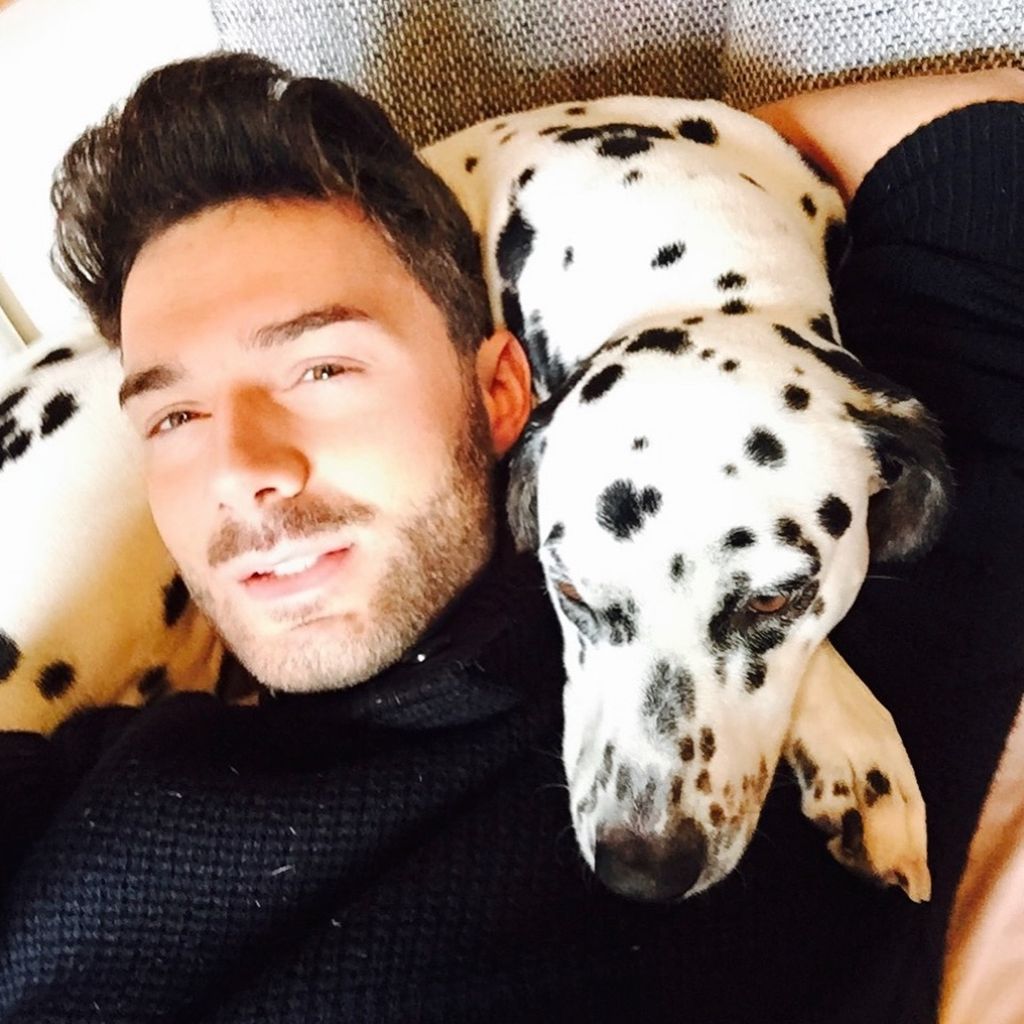 Realitystar Sam Dylan und seine Hündin Lindsay London