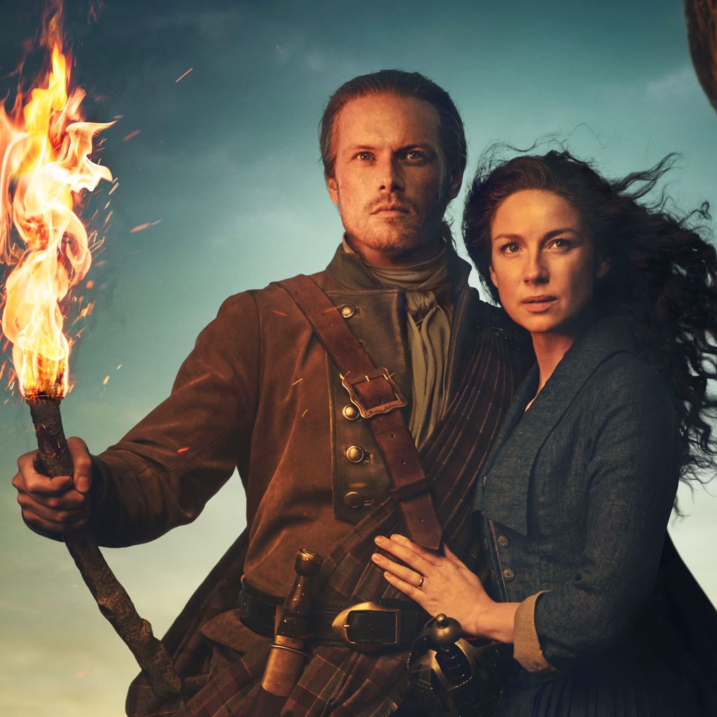 Sam Heughan und Caitriona Balfe in "Outlander"