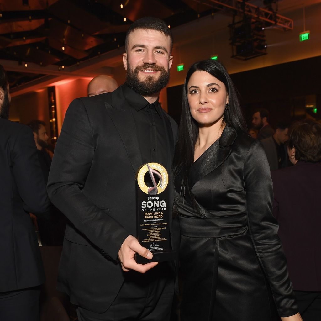 Sam Hunt und Hannah Lee Fowler  im November 2018 in Nashville